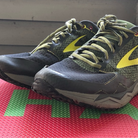 Brooks 1102721D310 Appalachian Men’s Grey Lime Athletic Runing Shoes Size 12D - Picture 3 of 11